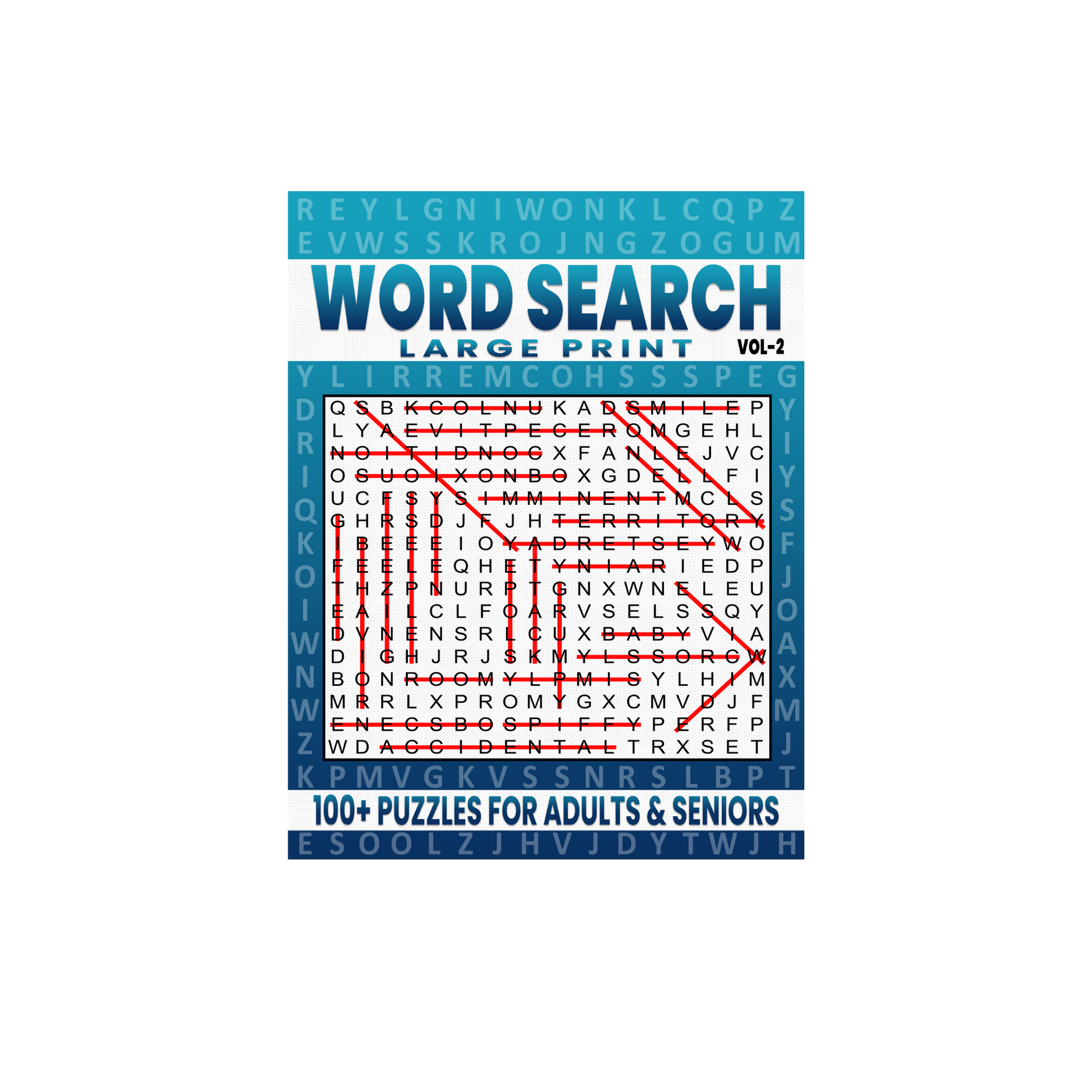 Missing Vowels Word Search – Large Print | Over 100+  Puzzles Fun & Unique Brain Challenge