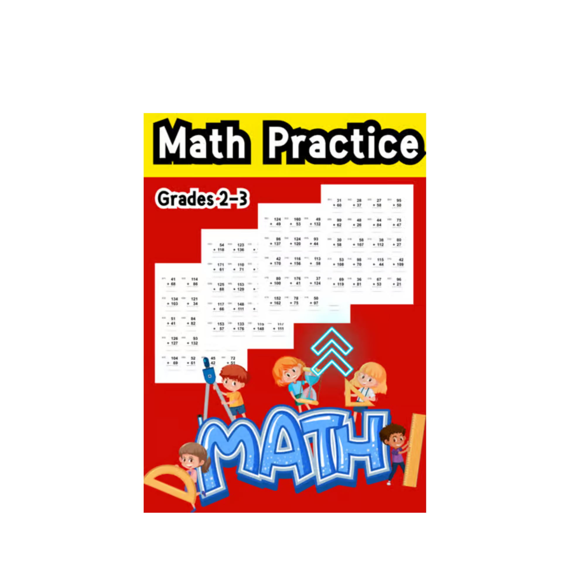 Math Workbook Grade 2-3 Addition And Subtraction | 1400 Exercises For Kids